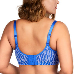 Zebra Wild Unlined Underwire Mesh Bra