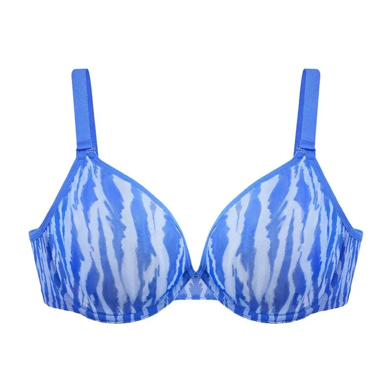 Zebra Wild Unlined Underwire Mesh Bra