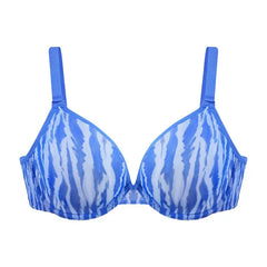 Zebra Wild Unlined Underwire Mesh Bra