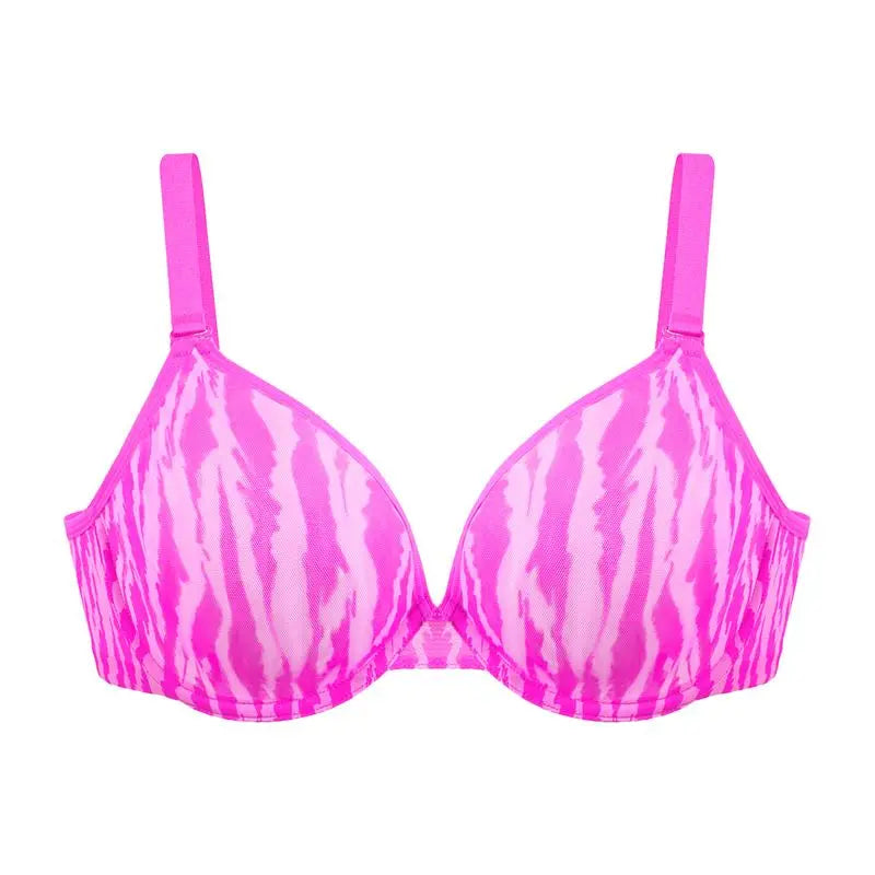 Zebra Wild Unlined Underwire Mesh Bra