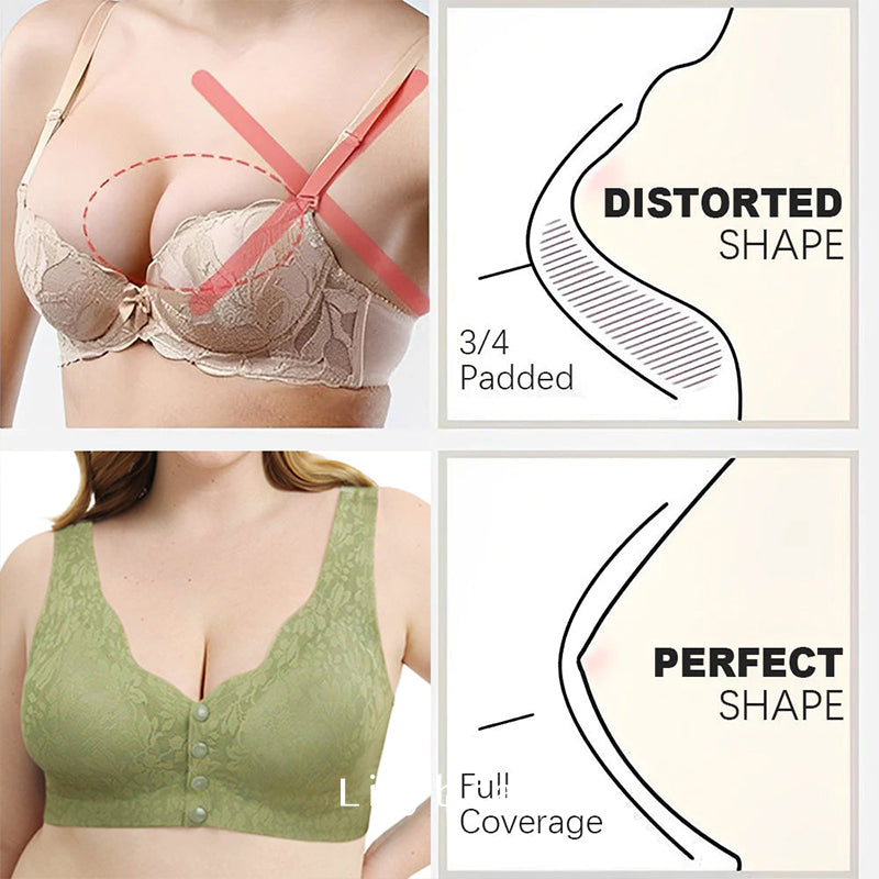 ZERO FEEL Lace Cooling Front Closure Bra(BUY 1 GET 1 FREE)