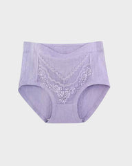 3-Pack Plus Size LeakProof Lace Cotton Panties