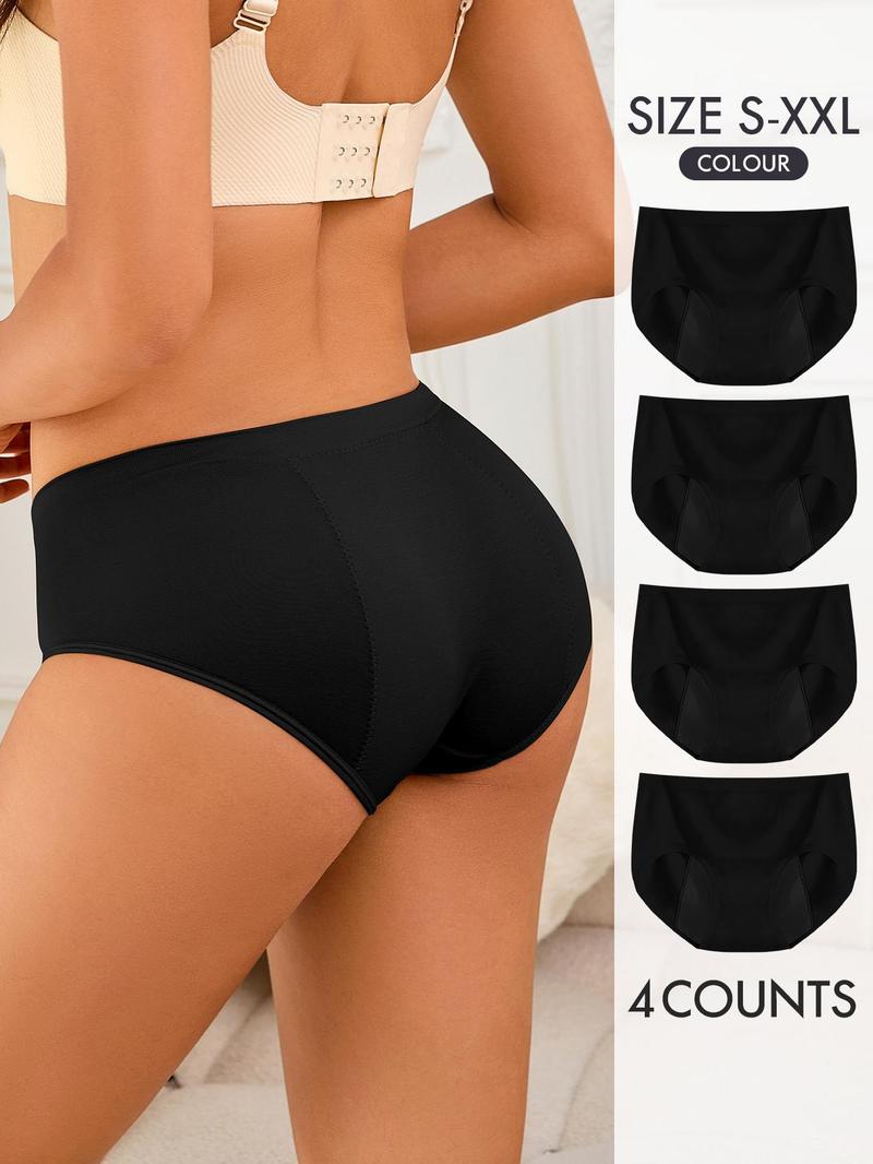 Women's Comfortable Breathable Comfort Cozy Seamless Leak Proof Period Knicker