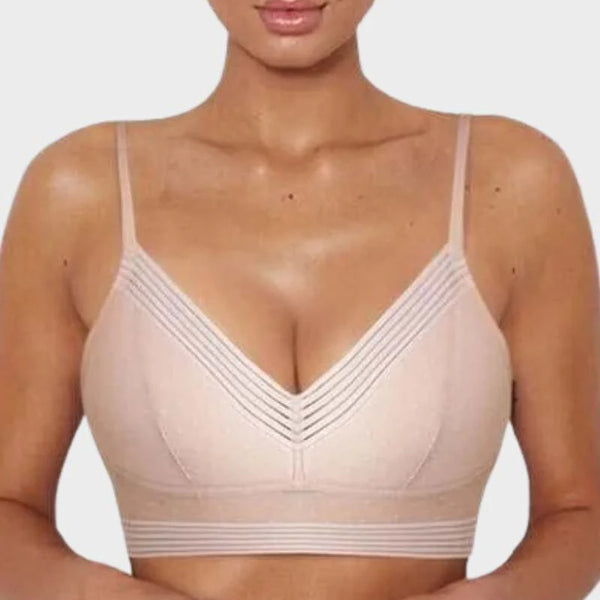 ELIZABETH® Extra-Wide Stretchy Band Soft Lace Bra