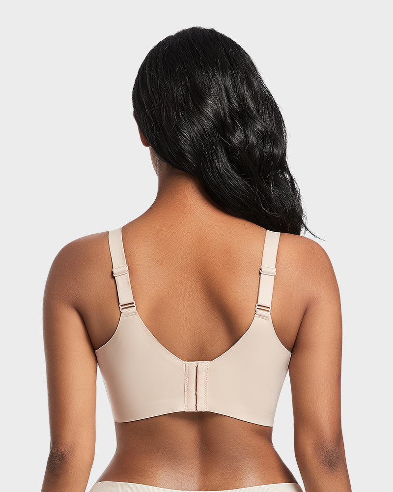 Back Smoothing Push-Up Plunge Bra