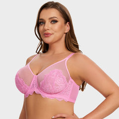 Full Coverage Lace Minimizer Bra