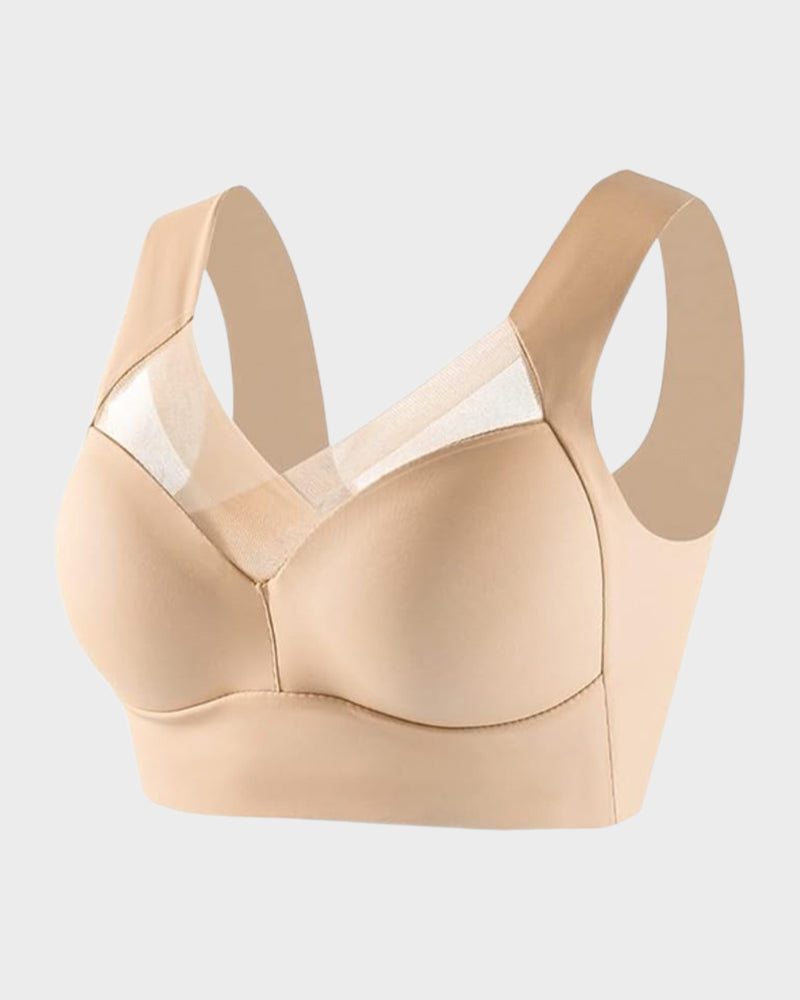 Comfortable Smoothing Mesh Bra