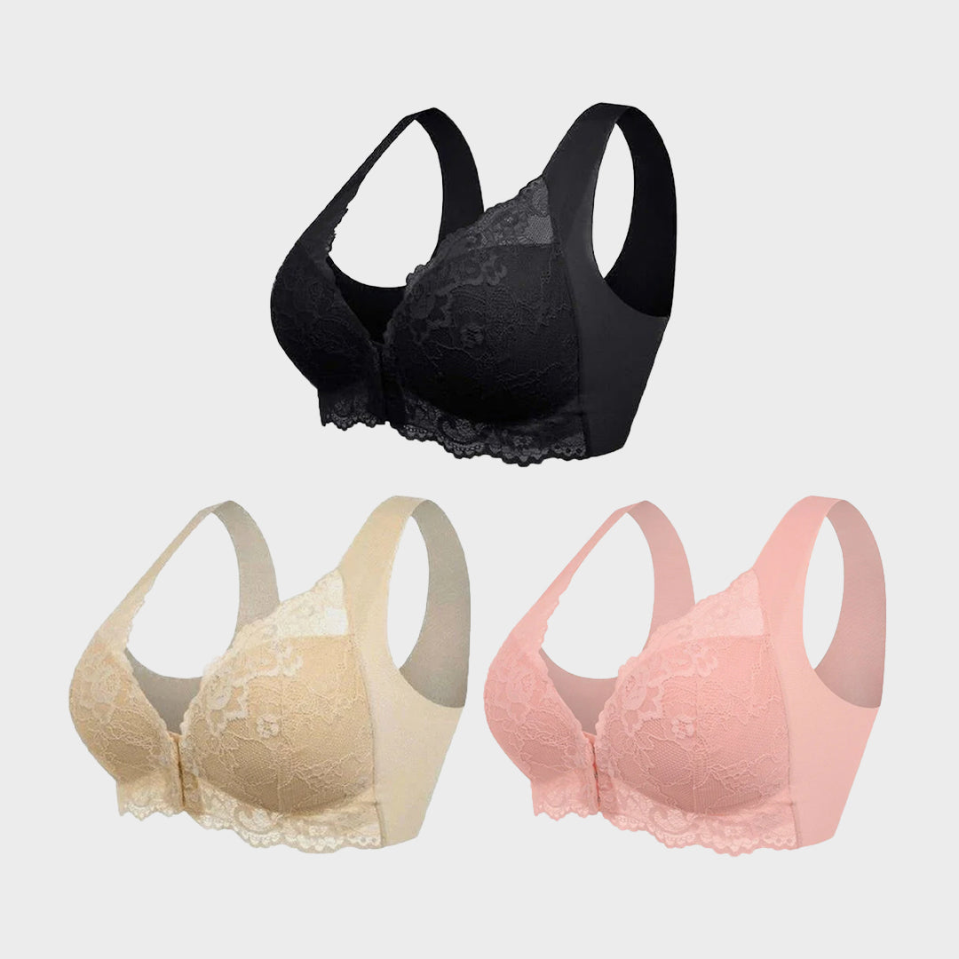 FRONT CLOSURE '5D' SHAPING WIRELESS BEAUTY BACK BRA(BUY 1 GET 2 FREE)