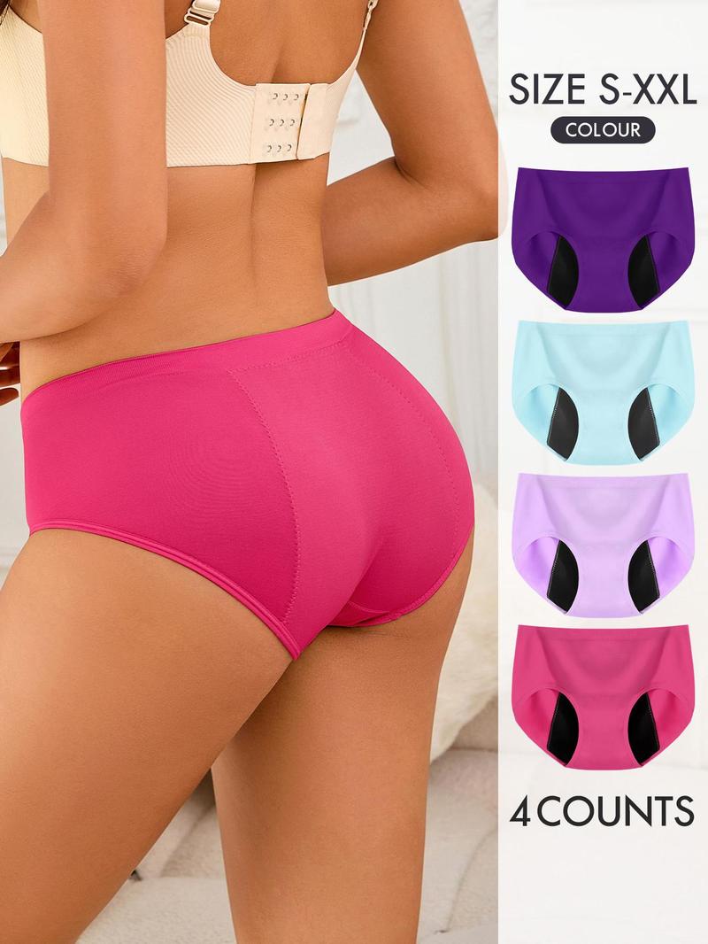 Women's Comfortable Breathable Comfort Cozy Seamless Leak Proof Period Knicker