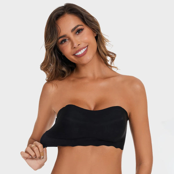 ELIZABETH® Strapless Invisible Push Up Bra