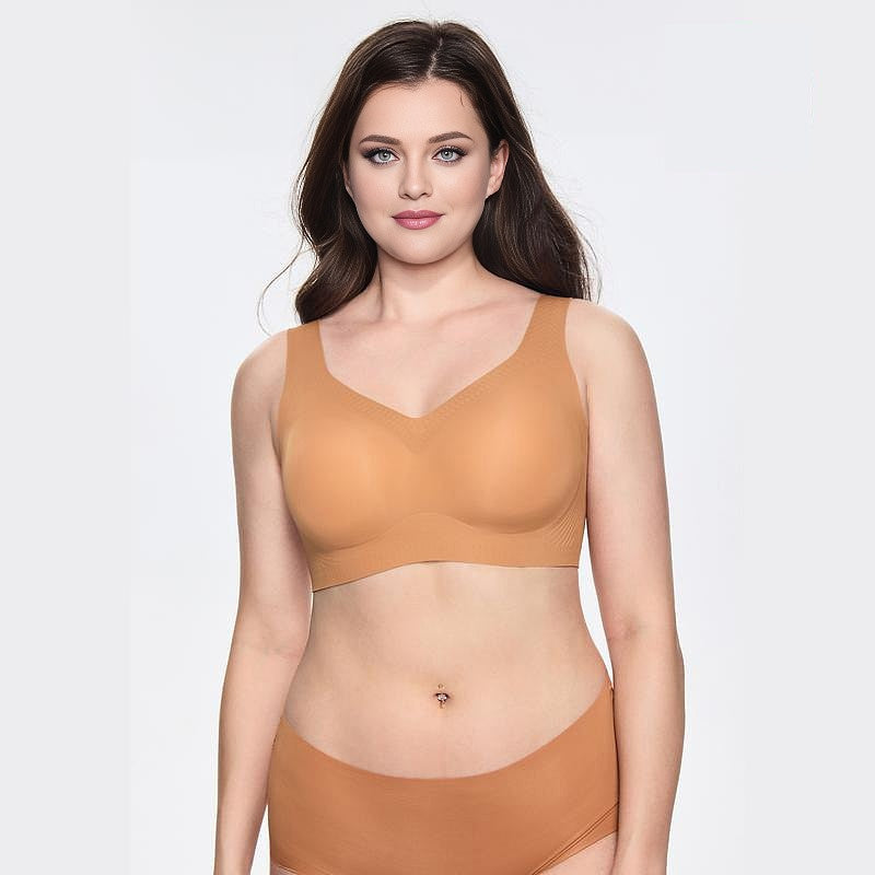 Jelly Plus Size Friendly T-shirt Bra - seamless