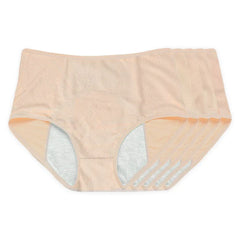 Floral Leakproof Underwear (Beige Bundles-5PC)