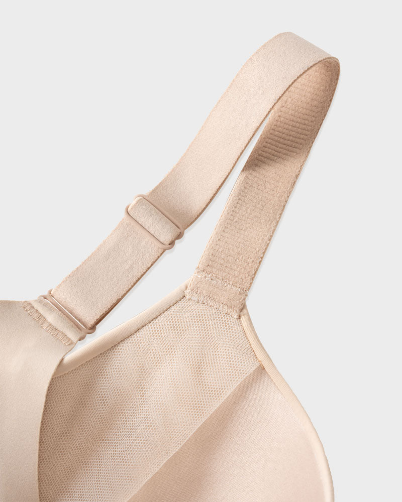 Back Smoothing Push-Up Plunge Bra Skin