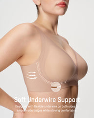 AirEase™ Supportive Wireless Deep-V Bra