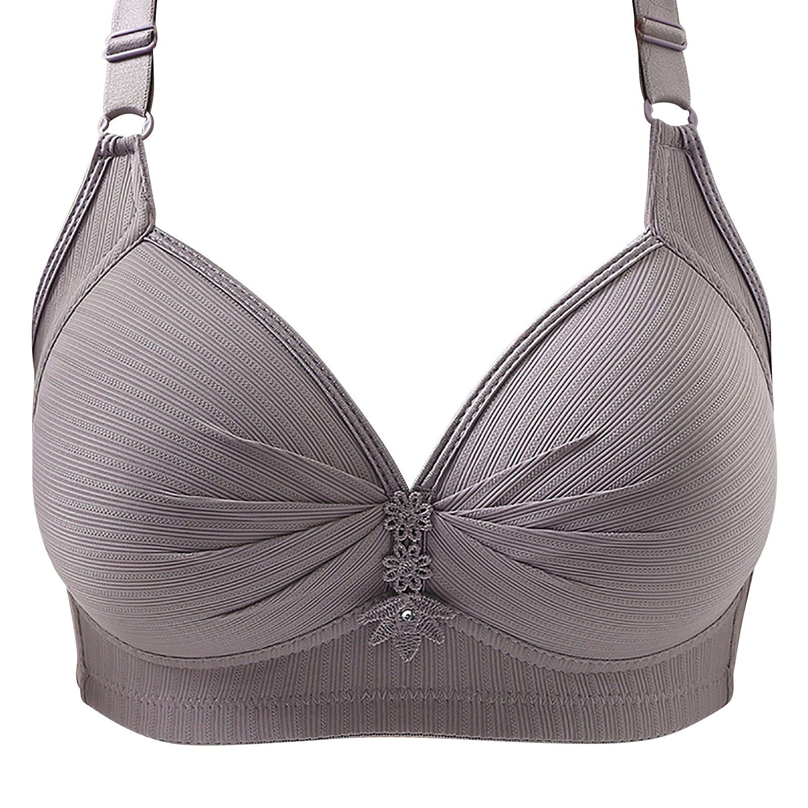 Wireless Everyday Bra Full Coverage Comfy Push Up Bra