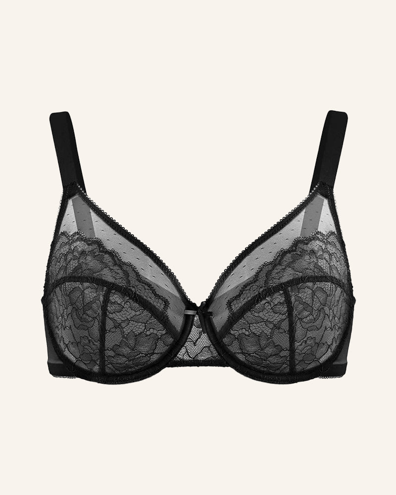 Full Coverage Lace Minimizer Bra - Petal 2 Pack