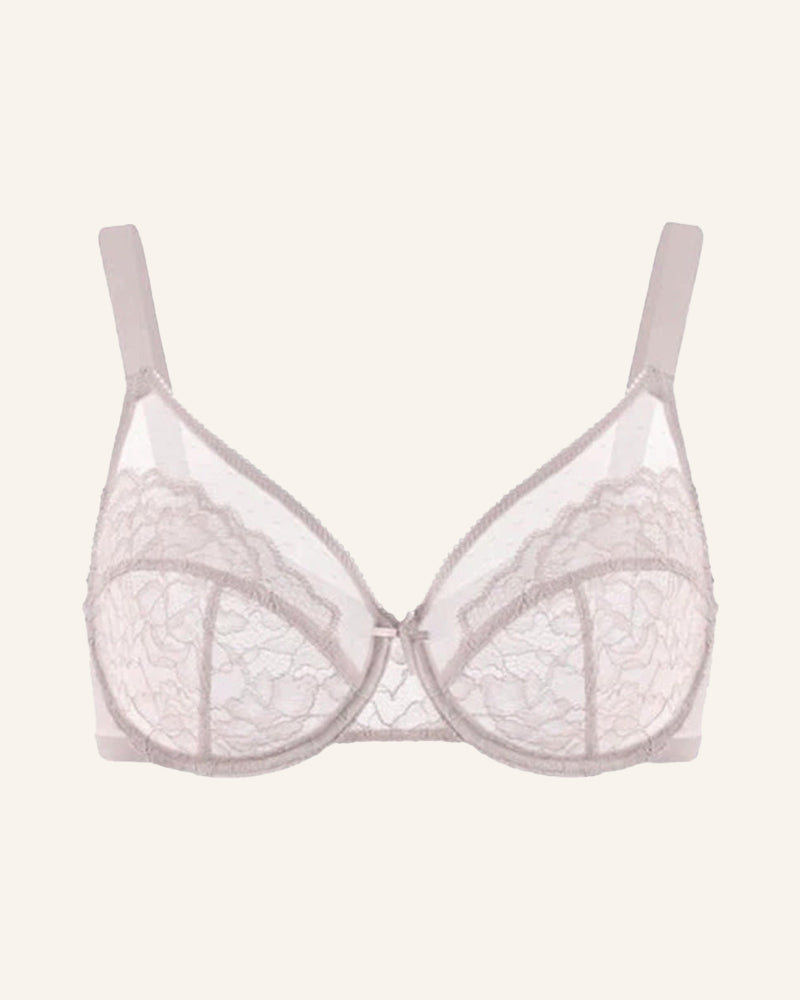 Full Coverage Lace Minimizer Bra - Petal 2 Pack