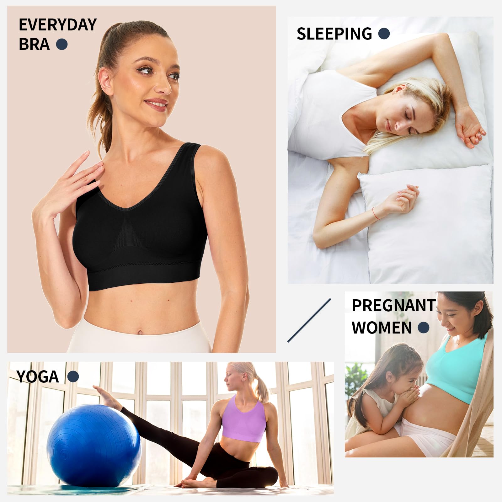 Seamless Comfort Workout Sports Bra