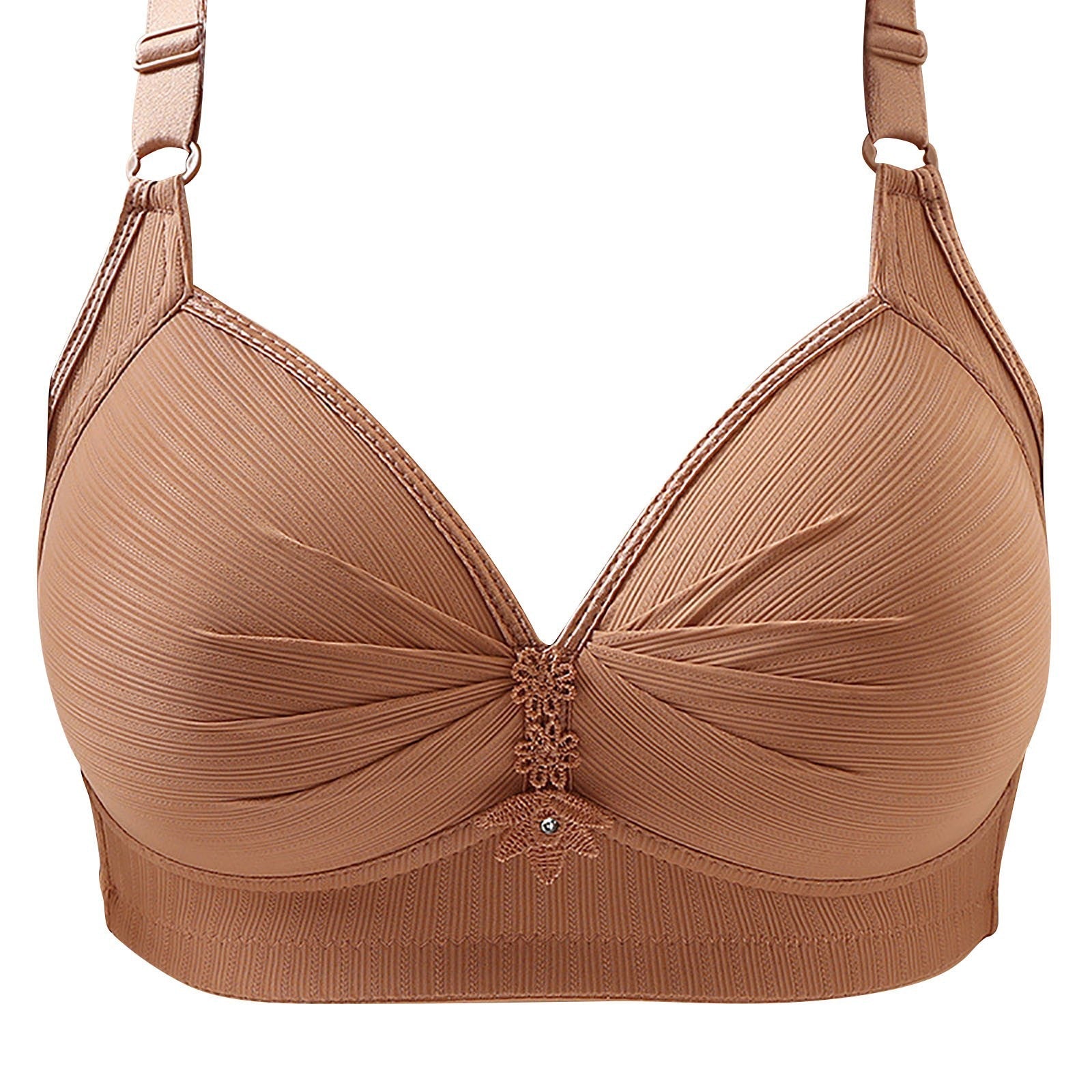 Wireless Everyday Bra Full Coverage Comfy Push Up Bra