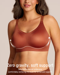 Luxury Satin Seamless Wireless Support Bra