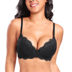 Women's Sexy Lace Push UP Underwire Bra