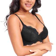 Women's Sexy Lace Push UP Underwire Bra