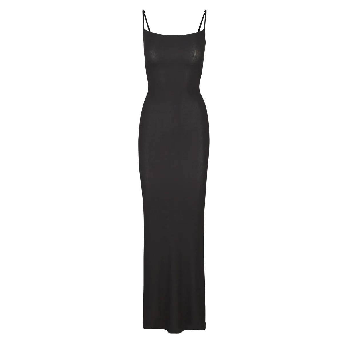 ELIZABETH®Celebrity-Inspired Soft Lounge Long Slip Dress | Onyx