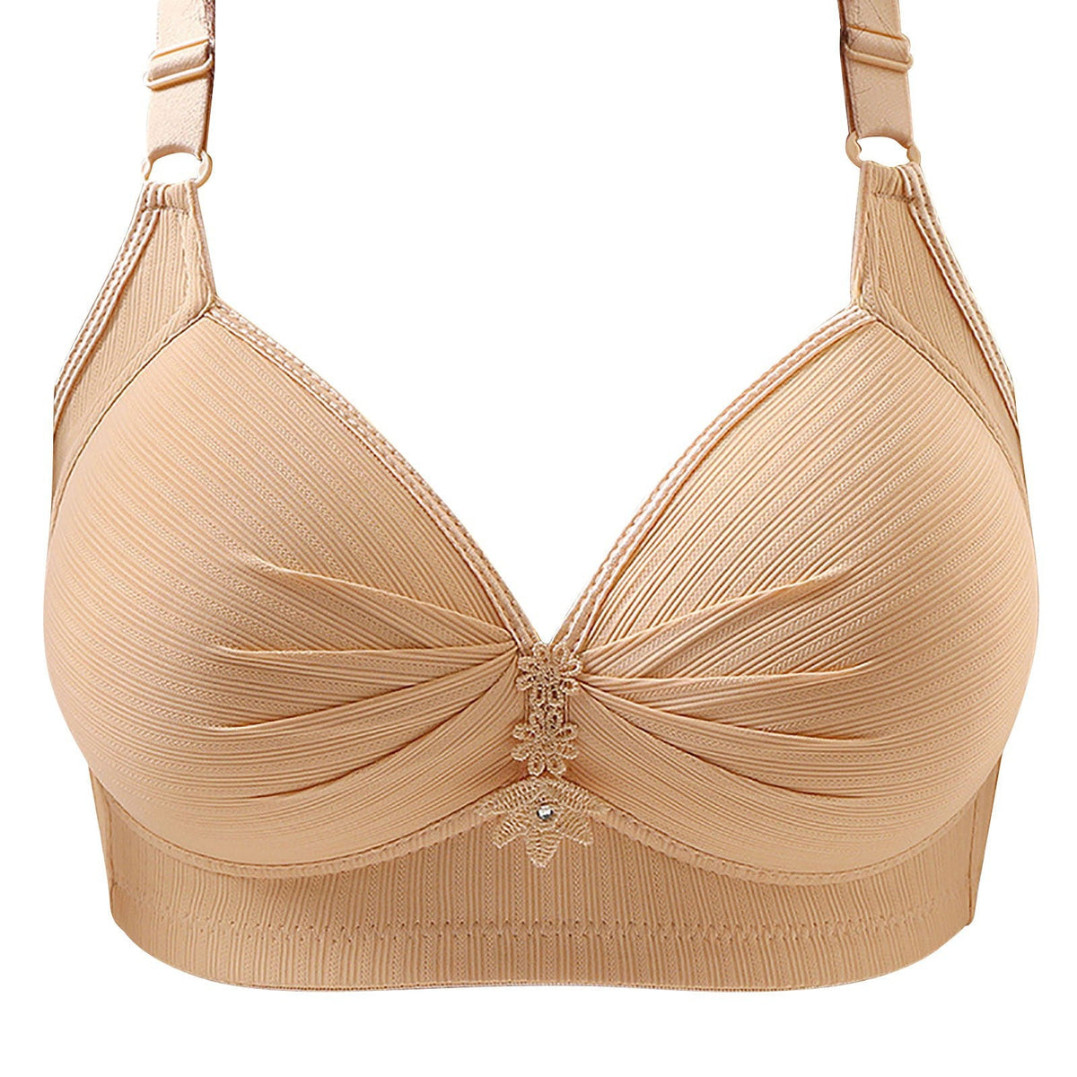 Wireless Everyday Bra Full Coverage Comfy Push Up Bra