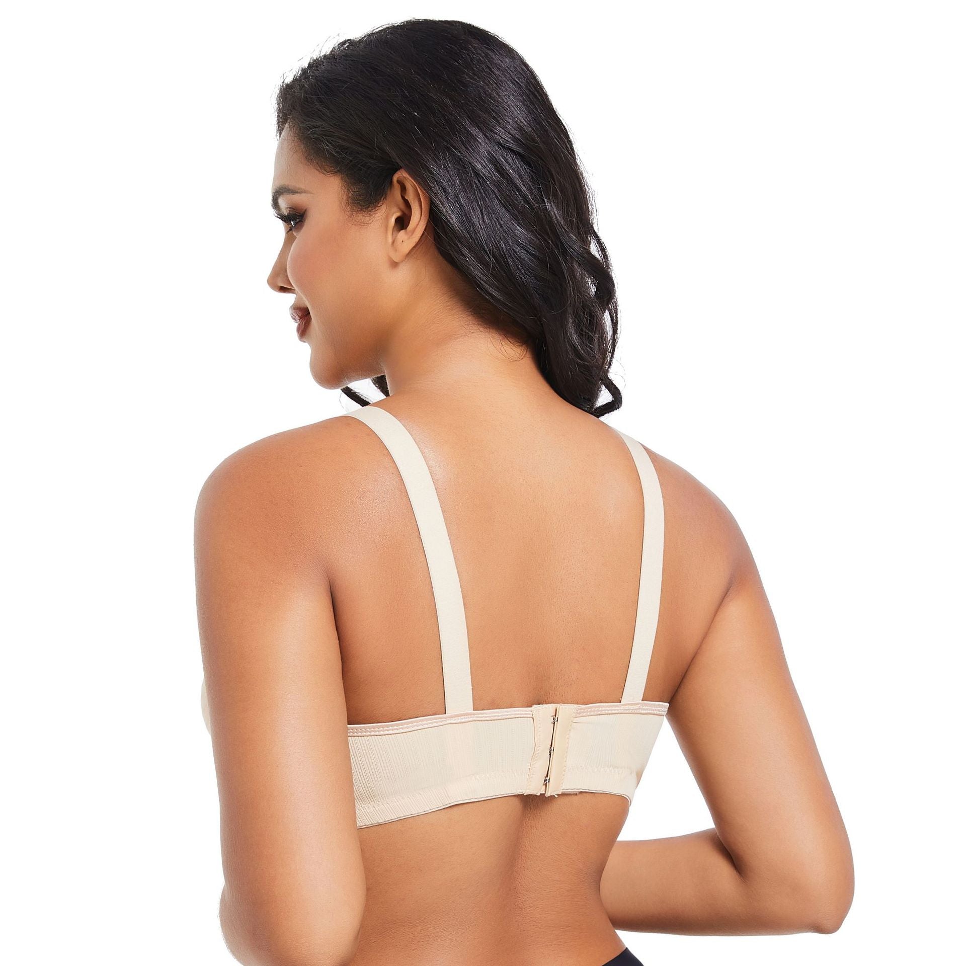 Wireless Everyday Bra Full Coverage Comfy Push Up Bra