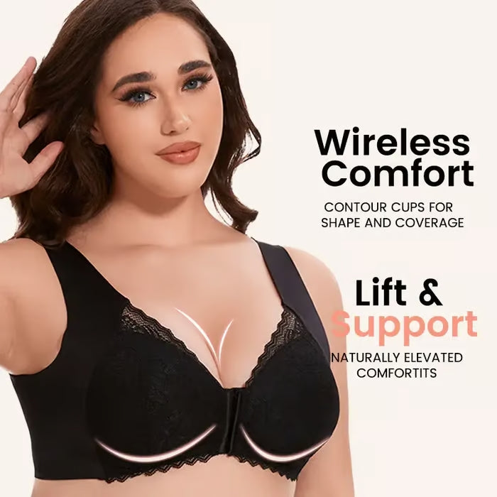 FRONT CLOSURE '5D' SHAPING WIRELESS BEAUTY BACK BRA(BUY 1 GET 2 FREE)