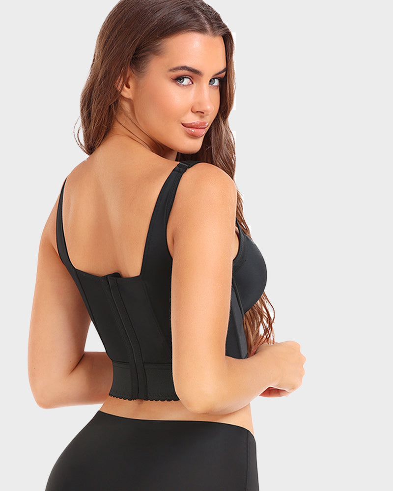 Built-In Shapewear Longline Push-Up Bra