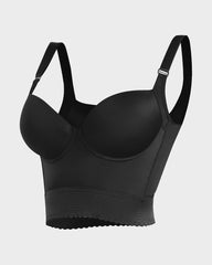 Built-In Shapewear Longline Push-Up Bra