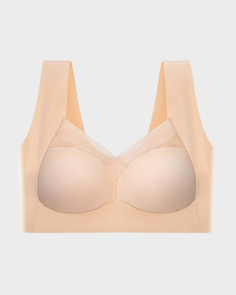 Comfortable Smoothing Mesh Bra