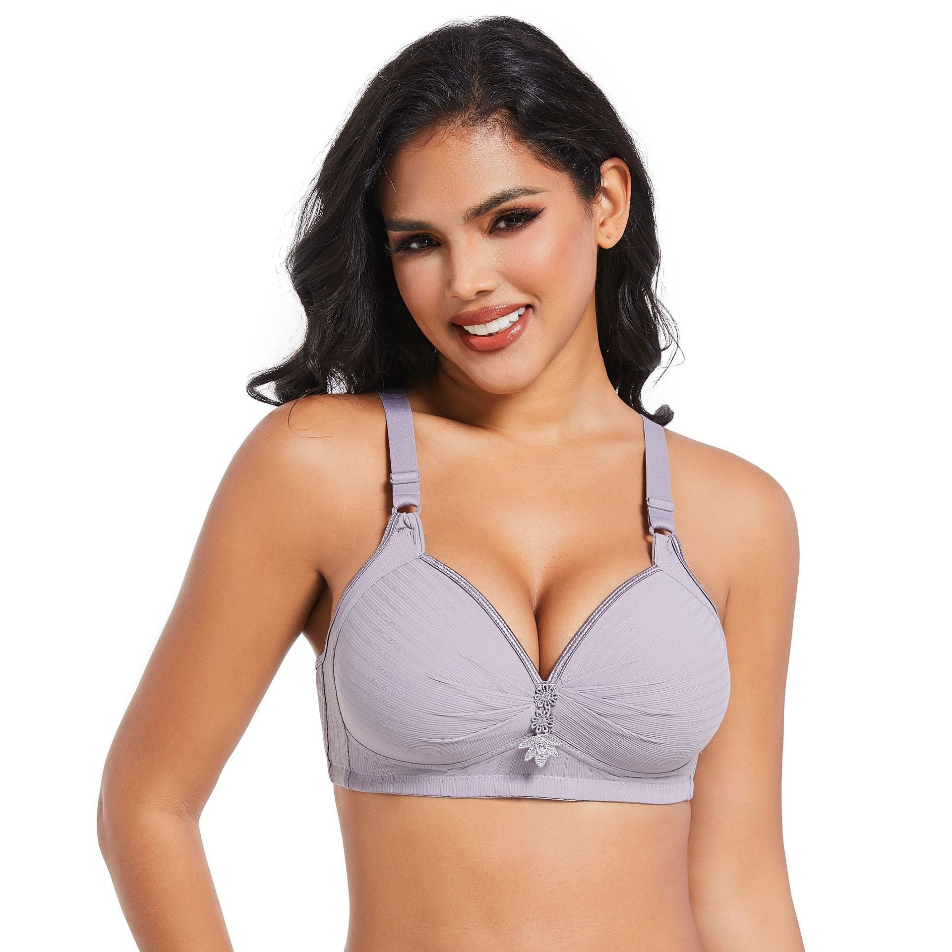 Wireless Everyday Bra Full Coverage Comfy Push Up Bra