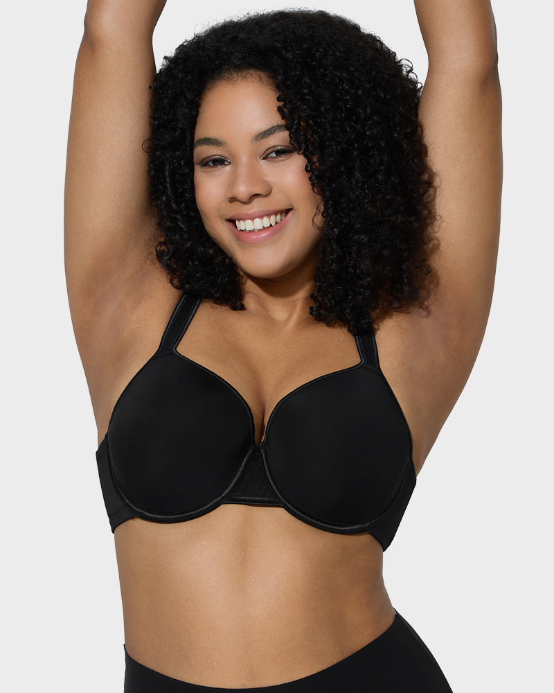 Full Coverage Mesh Accented Molded Cup Underwired Bra