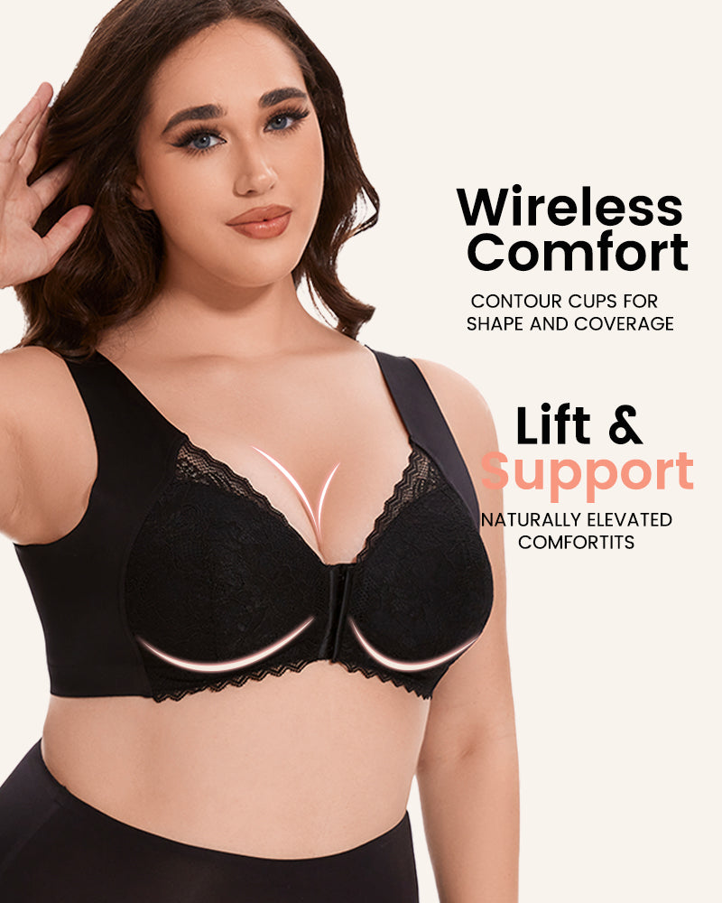 ELIZABETH®Front Closure '5D' Shaping  Wireless Bra