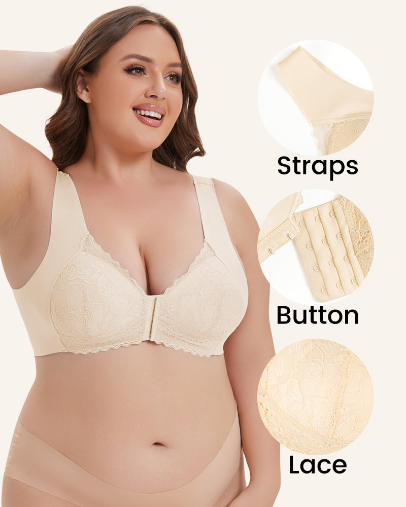 ELIZABETH®Front Closure '5D' Shaping  Wireless Bra