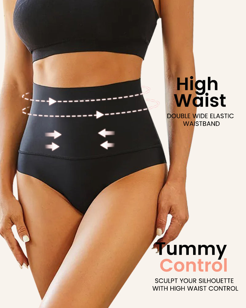 3-Pack High Waisted Tummy Control Briefs