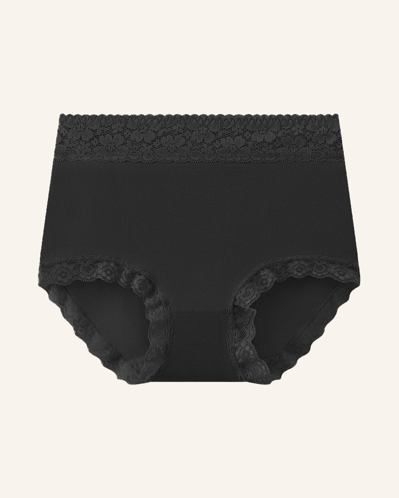 ELIZABETH® Cotton Lace High-Waisted Panties