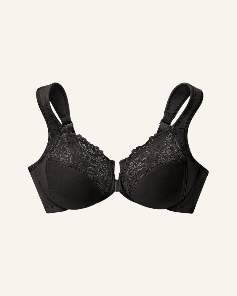 ELIZABETH® Front-Closure Underwire Print Bra