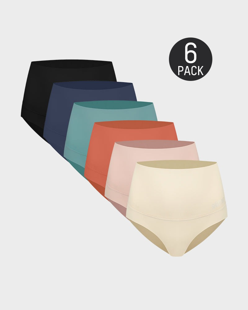 3-Pack High Waisted Tummy Control Briefs