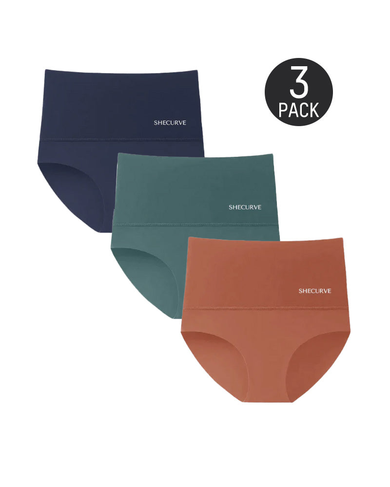 3-Pack High Waisted Tummy Control Briefs