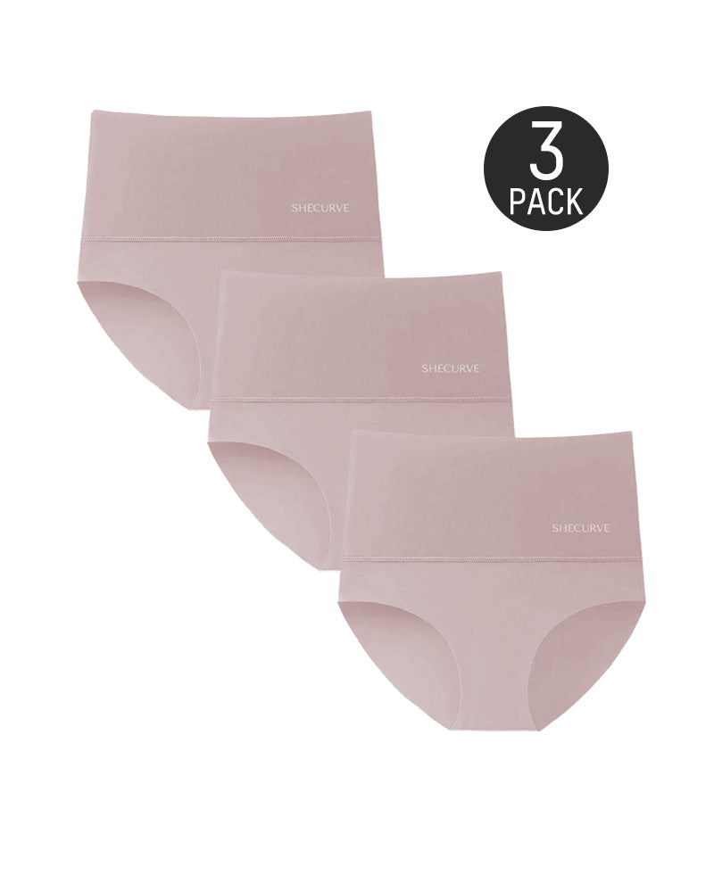 3-Pack High Waisted Tummy Control Briefs