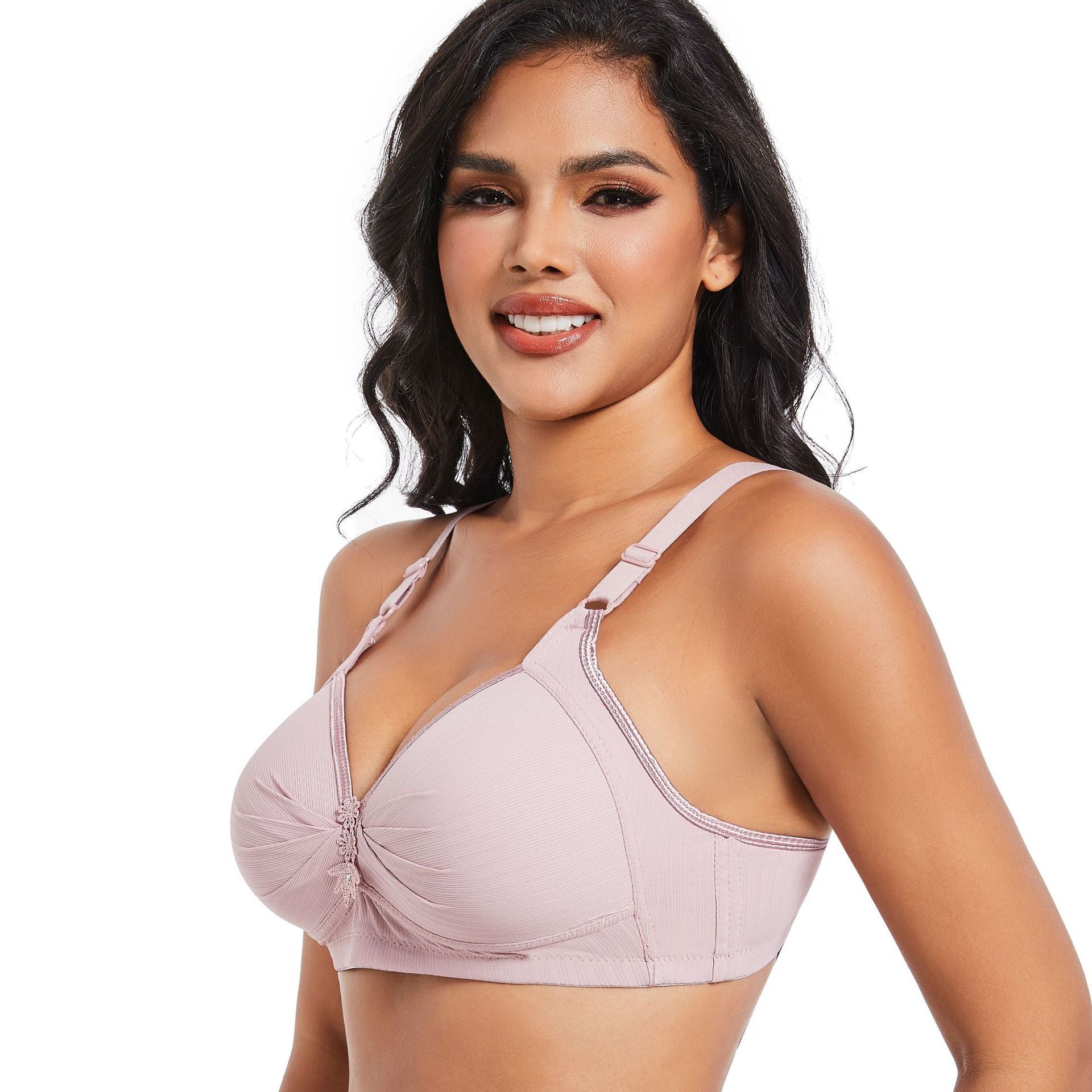 Wireless Everyday Bra Full Coverage Comfy Push Up Bra