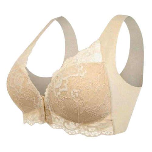  Goldies Bra for Seniors- Women's Wireless Posture Bra, Women's  Full Coverage Front Closure Support Bra (Beige,S) : Clothing, Shoes &  Jewelry